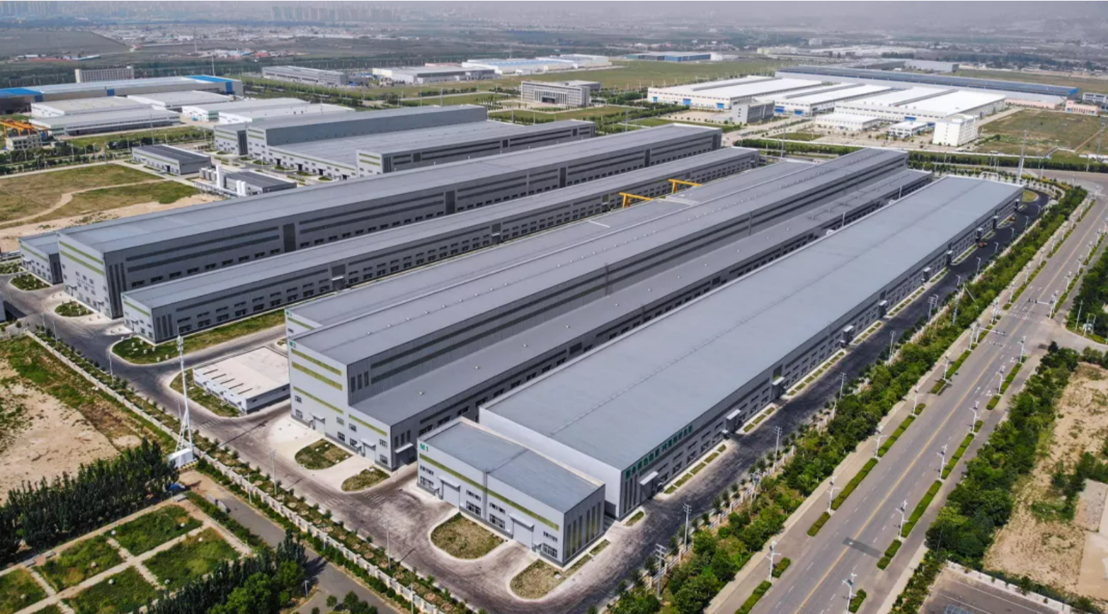 Inner Mongolia Shanshan Technology Baotou integrated production base roof and wall system project