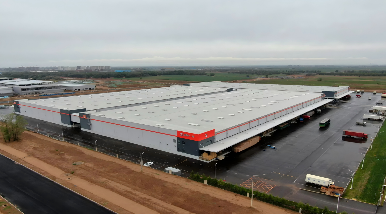 JD Asia No.1 intelligent logistics warehousing steel structure project in Hohhot