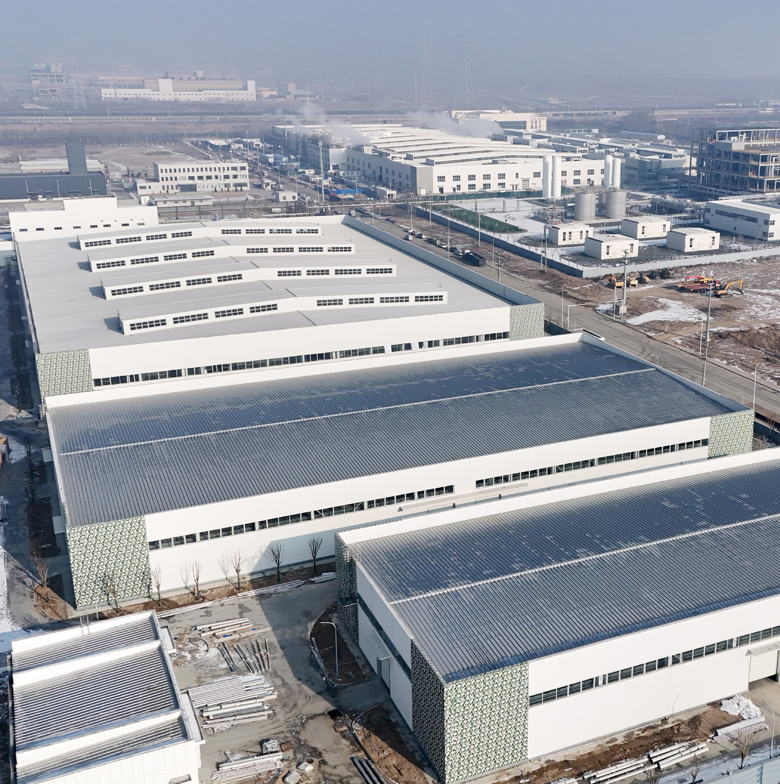 Baotou 10000 ton per year green high performance bio based fiber industrial building project