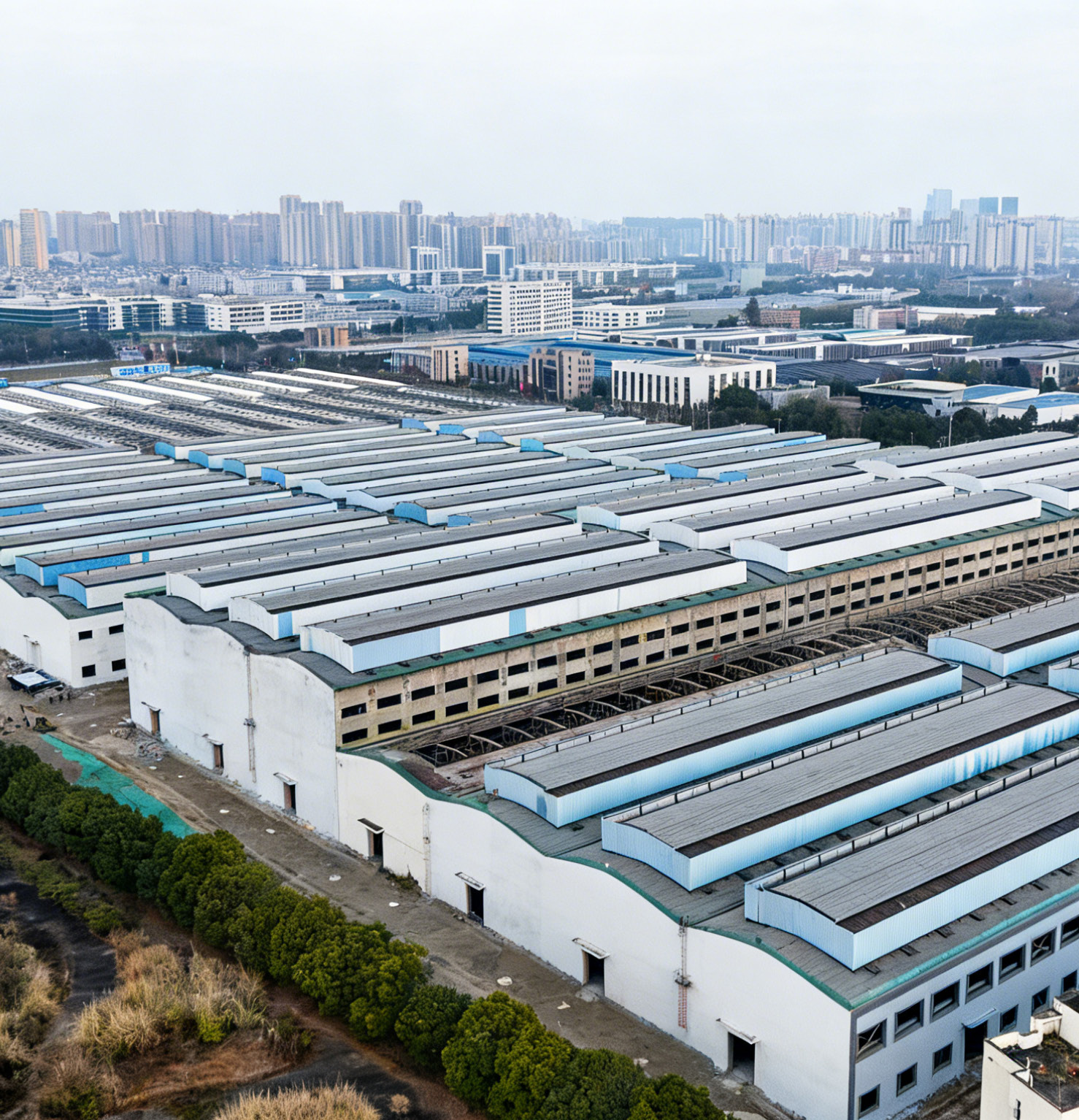Chengdu Wenjiang high end CNC machine tool workshop reconstruction and expansion steel structure project