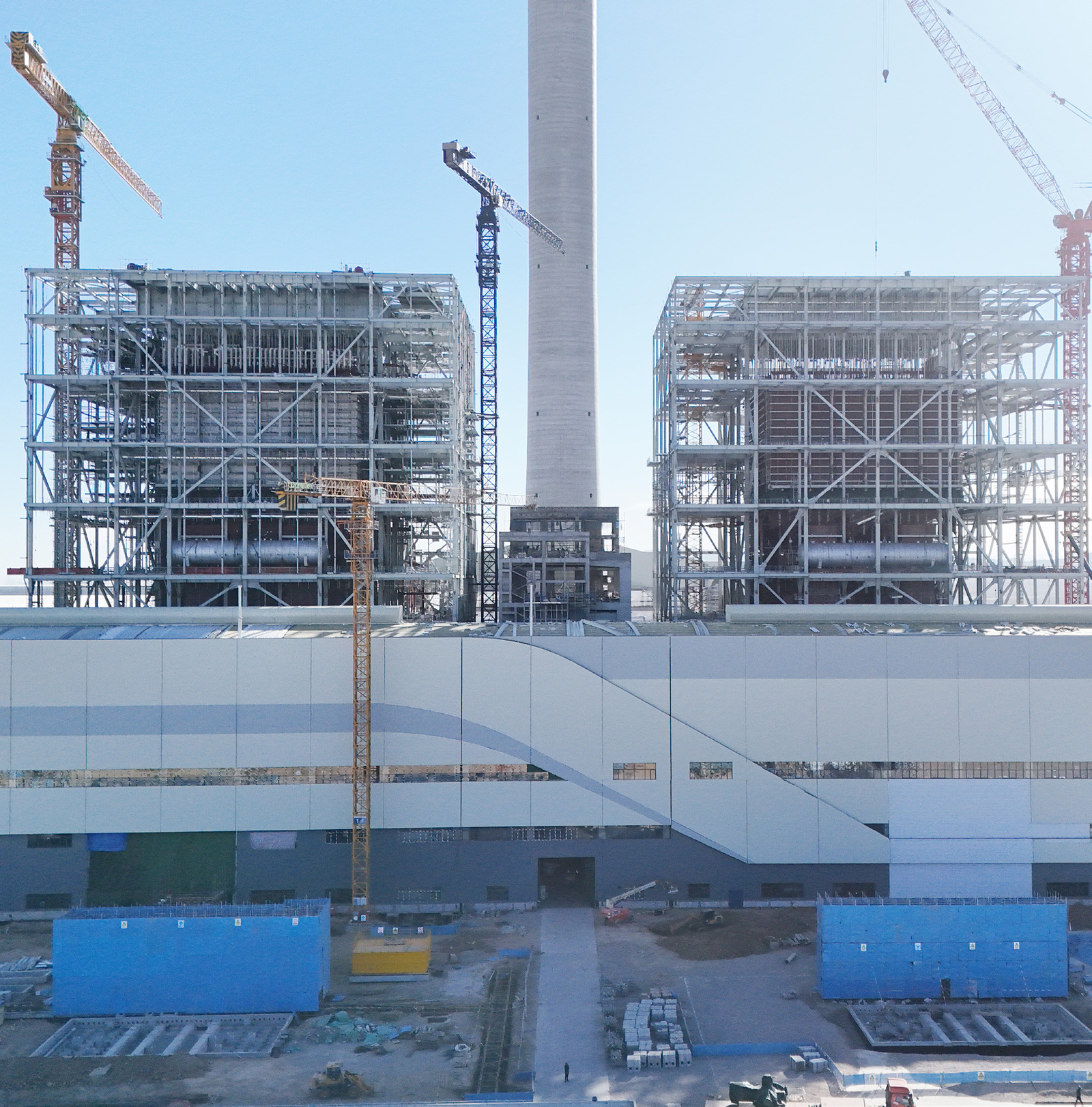 Jinchang 2x1000MW peak-regulation coal-fired power roof and wall system project