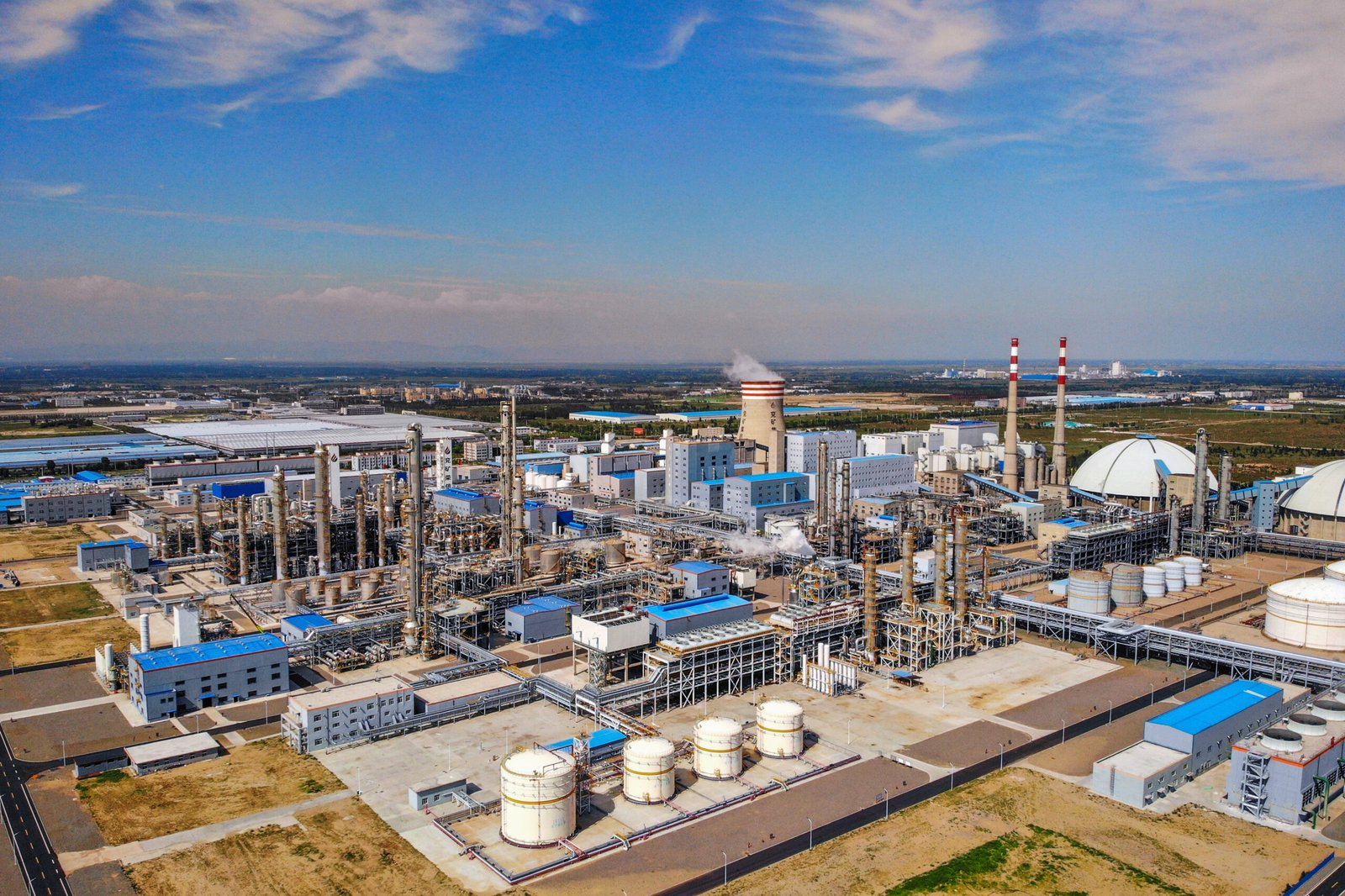 Rongxin Chemical Circular Economy Demonstration Park ethylene glycol unit steel structure project