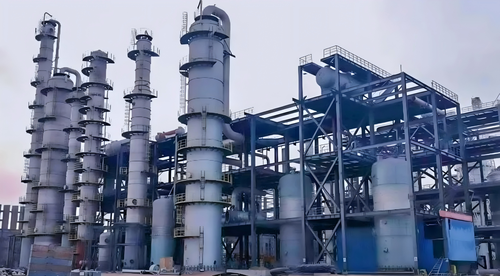 Jianyuan Coal Chemical coke oven gas to ethylene glycol steel structure project