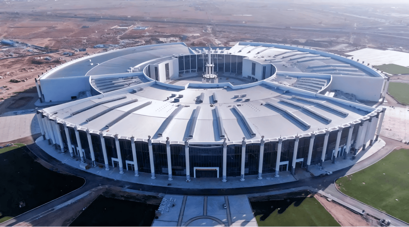 Large-span space steel structure project by Zhonghengfeng