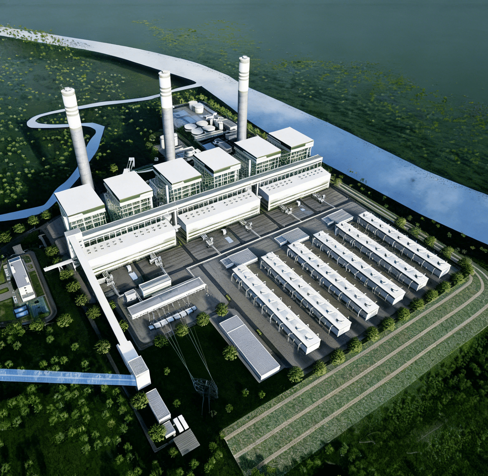 Steel structure fabrication at a Zhonghengfeng manufacturing base